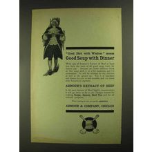 1903 Armour's Extract of Beef Ad - Good Soup