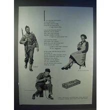 1942 Beech-Nut Gum Ad - I Am With That Tired Soldier
