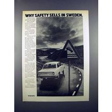 1972 Volvo Car Ad - Why Safety Sells in Sweden!