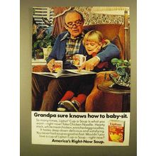 1979 Lipton Cup-a-Soup Ad - Grandpa Sure Knows