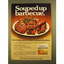 1979 Lipton Recipe & Soup Mix Ad - Barbecue Glaze