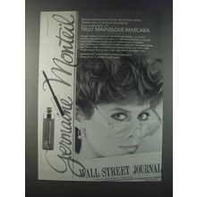 1981 Germaine Monteil Truly Marvelous Mascara Ad