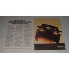 1984 Saab Turbo Ad - 16-Valve Intercooled