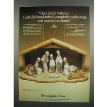 1984 Wiss & Lambert Bros. Lladro Nativity Collection Ad