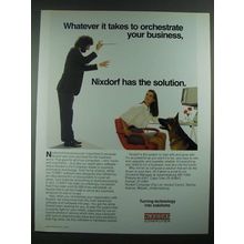 1988 Nixdorf Computers Ad - Whatever it Takes to Orchestrate your Business