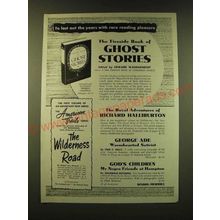 1947 Bobbs-Merril Books Ad - The Fireside book of Ghost Stories