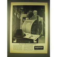 1962 Bostitch Staplers and Staples Ad - called the man with the fastening facts