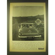 1962 Valiant Signet 200 Car Ad - Bump ahead (except for Valiants)