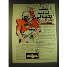 1966 Birds Eye Vegetables Ad - Mom, win me my hero!