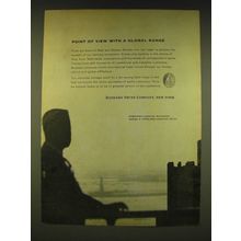 1962 Bankers Trust Company Ad - Point of view with a global range