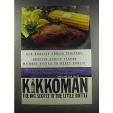 1997 Kikkoman Roasted Garlic Teriyaki Marinade and Sauce Advertisement