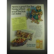 1997 Sue Bee Honey Advertisement - recipe for Fruit 'n' Honey Granola