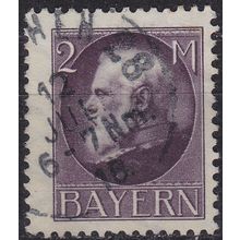 GERMANY Bayern Bavaria [1916] MiNr 0105 II A ( O/used )
