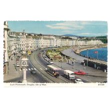 LOCH PROMENADE, DOUGLAS, Isle of Man unused postcard by Bamforth. vgc /