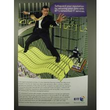 2005 BT Networked IT Services Ad - Safeguard your reputation by securing