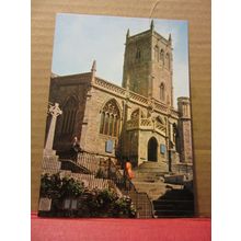 ST. JOHN THE BAPTIST CHURCH, AXBRIDGE, SOMERSET. unused postcard #