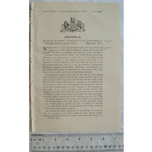 1875 Act of Parliament: turnpike roads South Wales