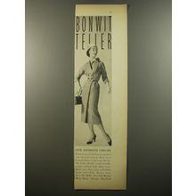 1954 Bonwit Teller Suit Ad - Our Dividend Checks