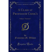 A Class at Professor Cizek's: Subject "Autumn" (Classic Reprint)