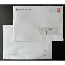PAP France 2023 E-Lettre Rouge Marianne l'Engagée Yz GRAND modèle 32 x 23 cm