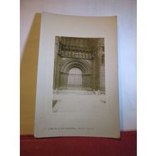 WEST DOOR, LINCOLN CATHEDRAL. unused antique postcard RP =