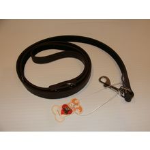 BARK LOVER DOG LEASH BRAND NEW SIMULATED BROWN LEATHER