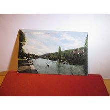 GLEN ISLAND, THE THAMES, MAIDENHEAD, BERKSHIRE, used antique postcard. =