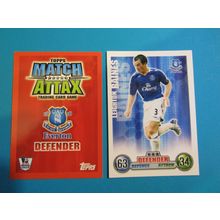 Leighton Baines - Everton - Match Attax 2007/08 Football Card