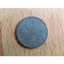 Denmark 1942 2 Ore Coin