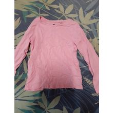 girls size 6 long sleeve top pink