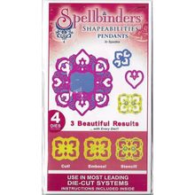 Spellbinders. In Spades Pendants Die Set. Die Cutting Cardmaking Scrapbooking