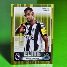 Panini Premier League 2025 Stickers Elite Parallel Gold Alexander Isak 486