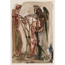 Salvador Dali (1904-1989). Purgatory Canto 11, from The Divine Comedy, circa 195