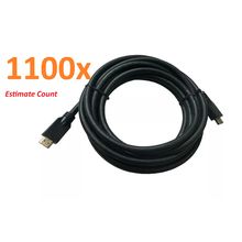 Lot of 1100 (Est) - HIGH SPEED 4K HDMI CABLE Gold Connectors - 15FT - Details-