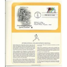 INTERNATIONAL COLLEGE SPORTS FESTIVAL ' OFFICIAL FIRST DAY of ISSUE ' (1993)