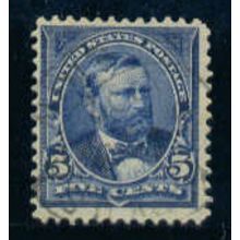 Used 281 5c Ulysses S. Grant Just Clears M04981
