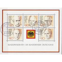 GERMANY BUND [1982] MiNr 1156-60 Block 18 ( O/used )