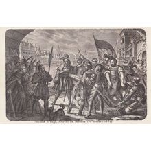 Bataille De Soleure 1532 Antique Switzerland Medieval Battle Military Postcard