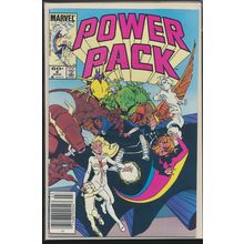 Power Pack #8, 1985 Marvel Comic Book, Mid Grade