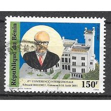 Bénin 2002 Edward Bouchet 150 F OBLITERE ( USED )