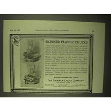 1922 The Skinner Chuck Company Planer Chucks Ad