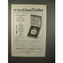 1923 Gruen No. A435 Verithin Watch Ad!