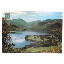 ULLSWATER FROM GOWBARROW, CUMBRIA used vintage postcard.1986 postmark =
