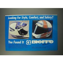 1990 Bieffe Helmets Ad - BX-6 MX Team and KeiBi 8 Pro - Looking for style