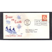 FDC Rose Craft 5c Christmas (Cachet-Typed/A) CV40854