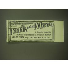 1945 Dark of the Moon Play Advertisement - The Messrs. Shubert present