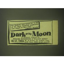 1945 Dark of the Moon Play Advertisement - The Shuberts' new smash hit