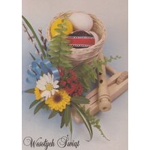 Polish Hand Made Wooden Recorder Crafts Musical Instrument Christmas Postcard