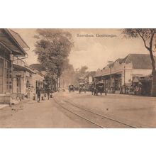 Soerabaja Gemblogan Indonesia Antique Rare Postcard