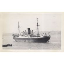 Oakmore Cargo Ship Built In WW2 1939 Vintage Rare Photo